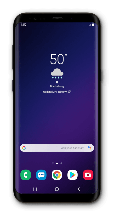 Getting to know the front of your device