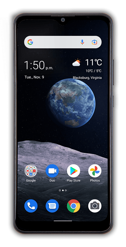 Getting to know the front of your device