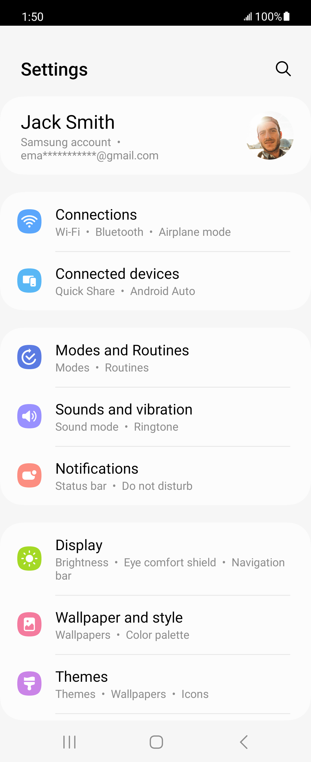 From the Settings app, scroll to and tap Apps.