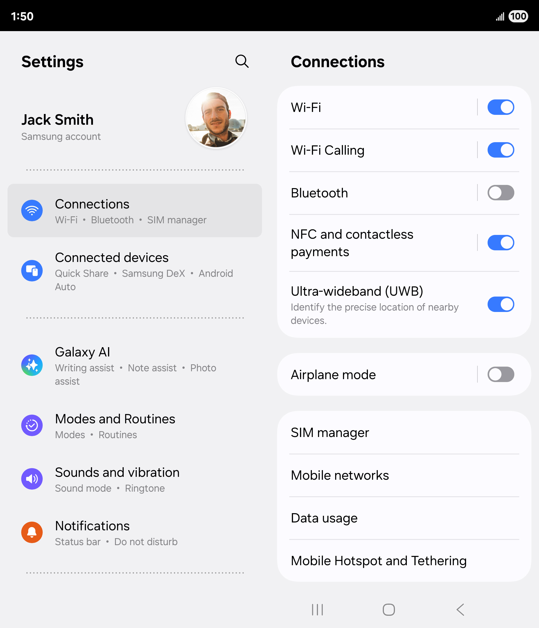 From the Settings app, scroll to and tap Apps.