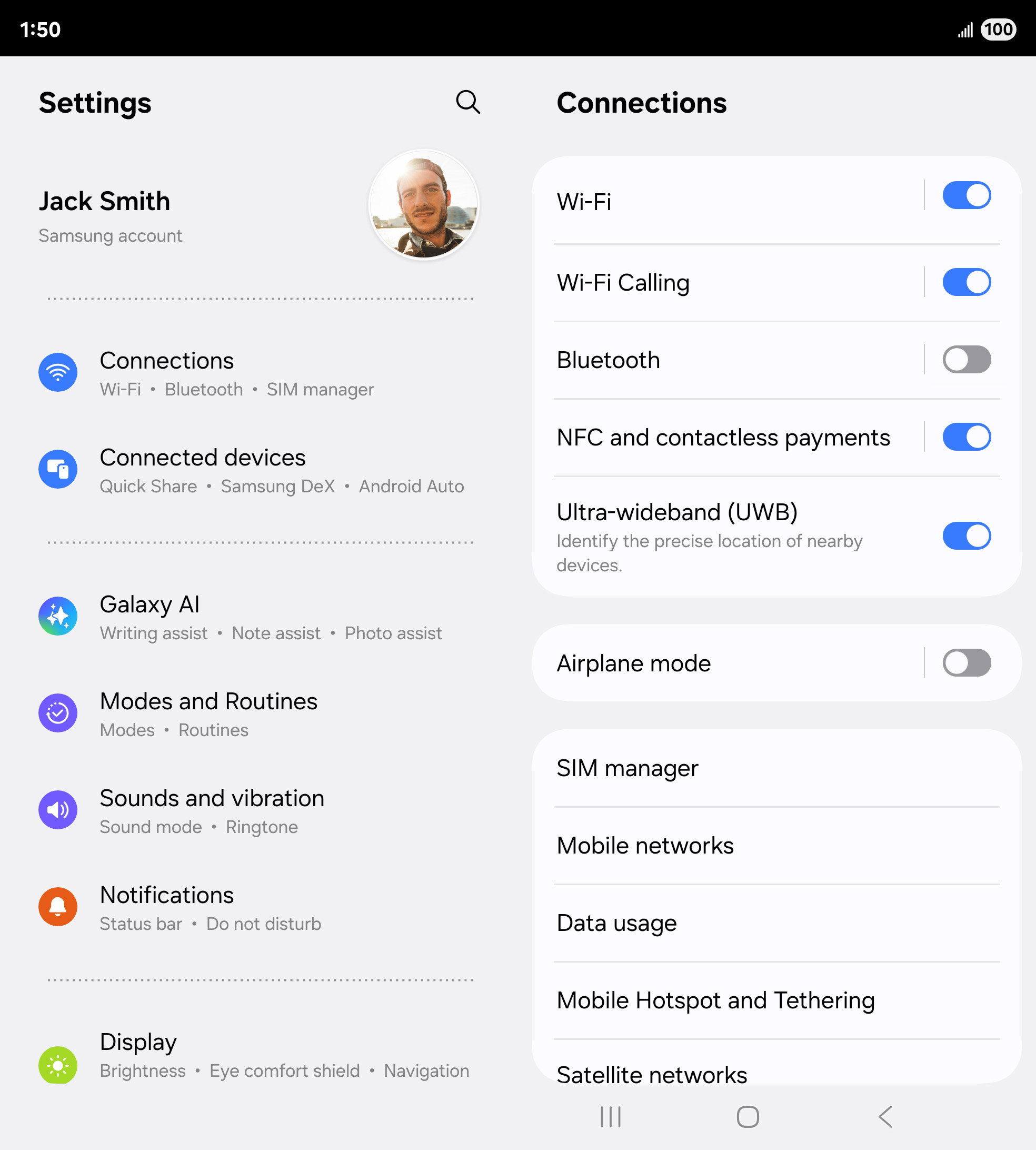 From the Settings app, scroll to and tap Apps.