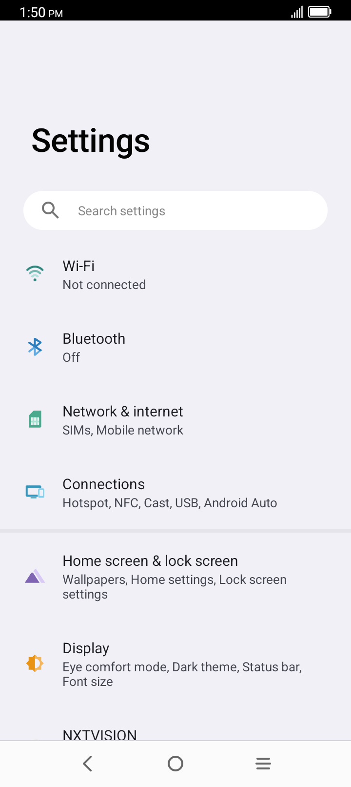 From the Settings app, scroll to and tap Apps.