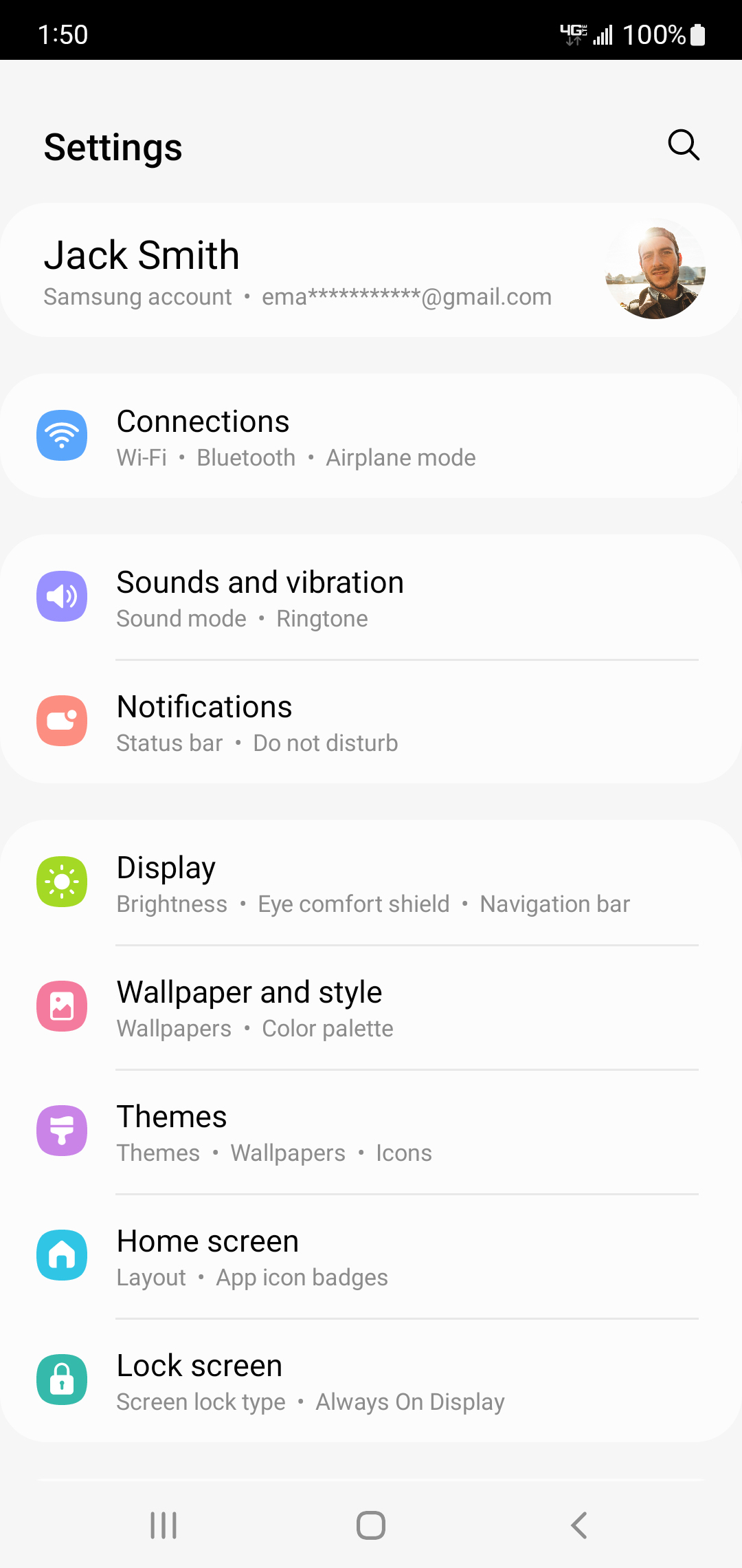 From the Settings app, scroll to and tap Apps.