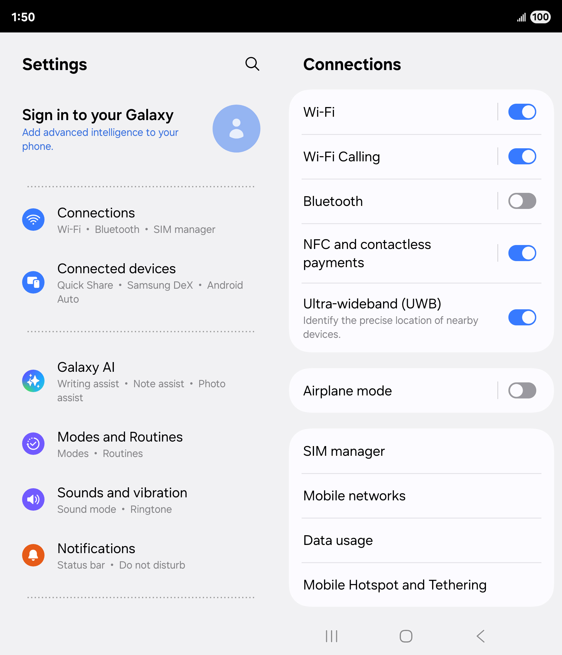 En la aplicación Settings, toca Apps.