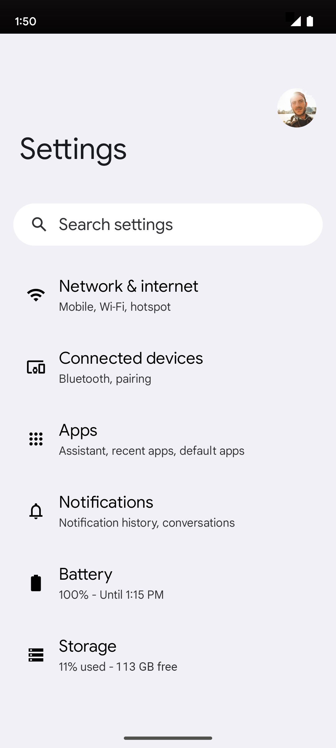 From the Settings app, scroll to and tap Apps.