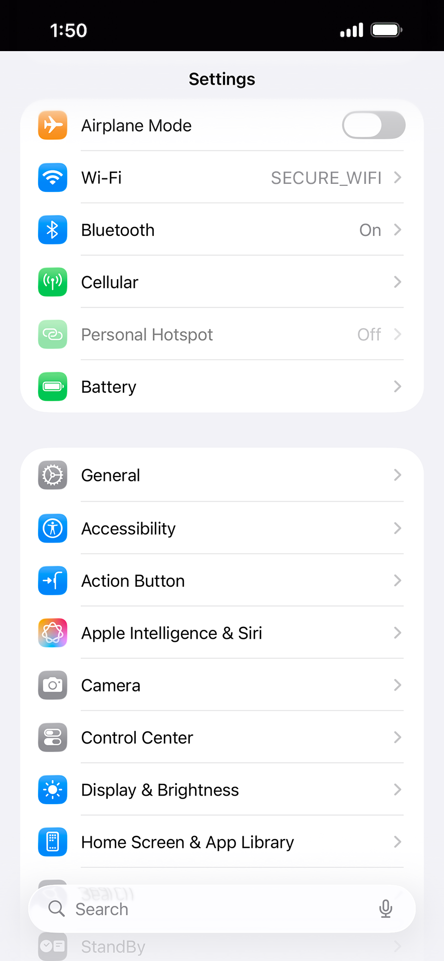 From the Settings app, scroll to and tap Apps.