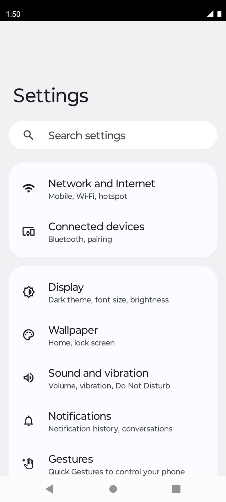 From the Settings app, scroll to and tap Apps.