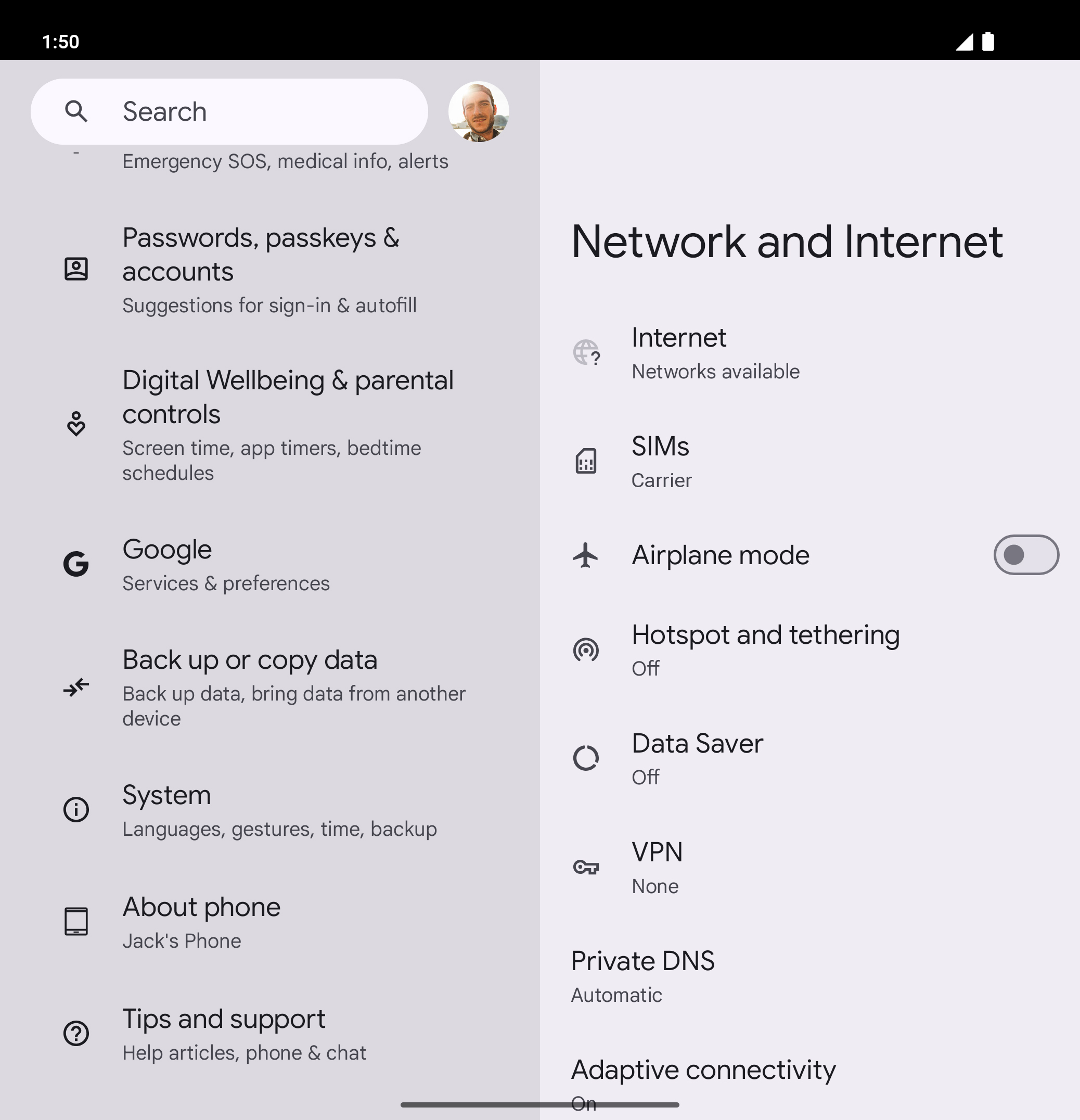 From the Settings app, scroll to and tap Apps.