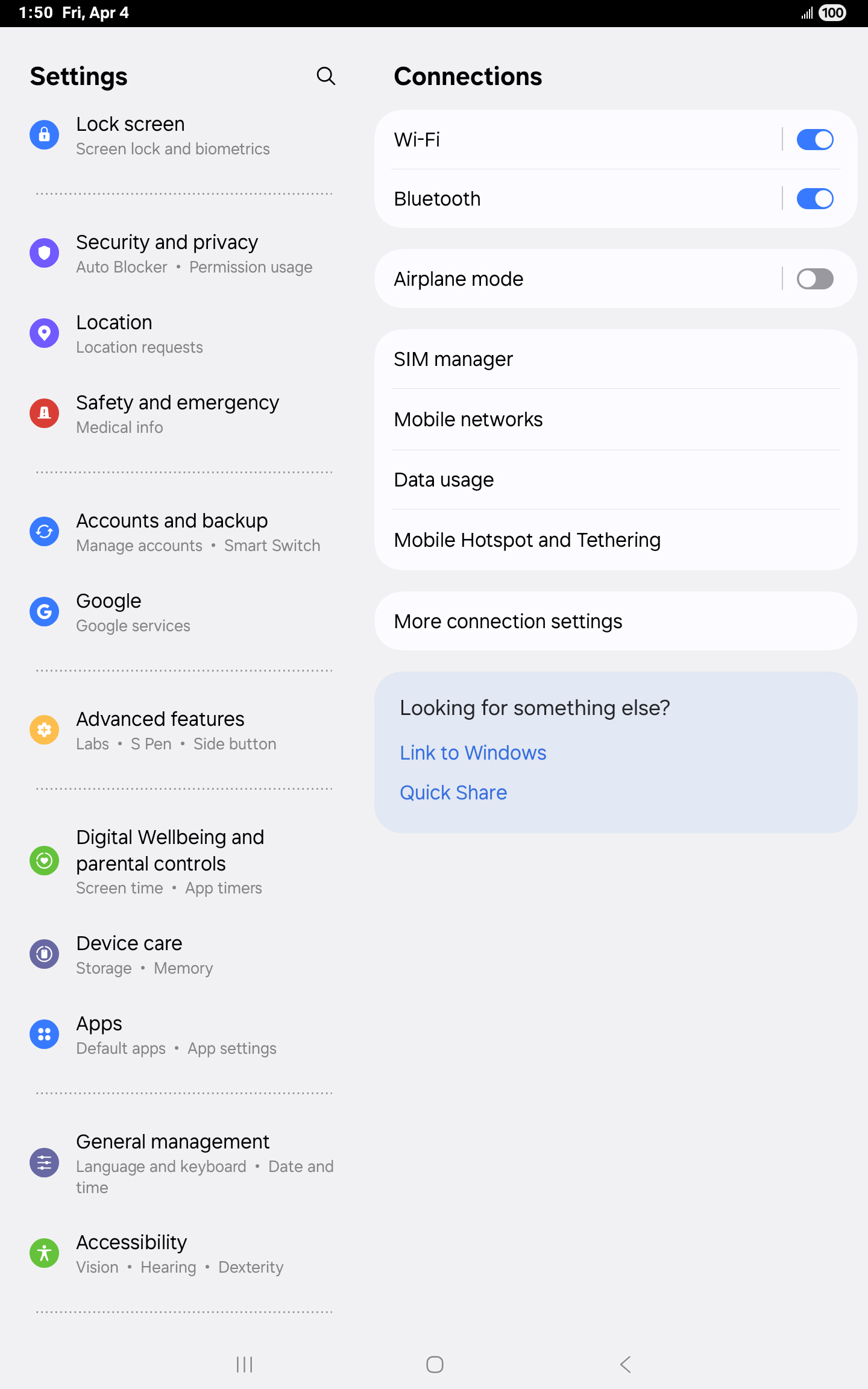 From the Settings app, scroll to and tap Apps.
