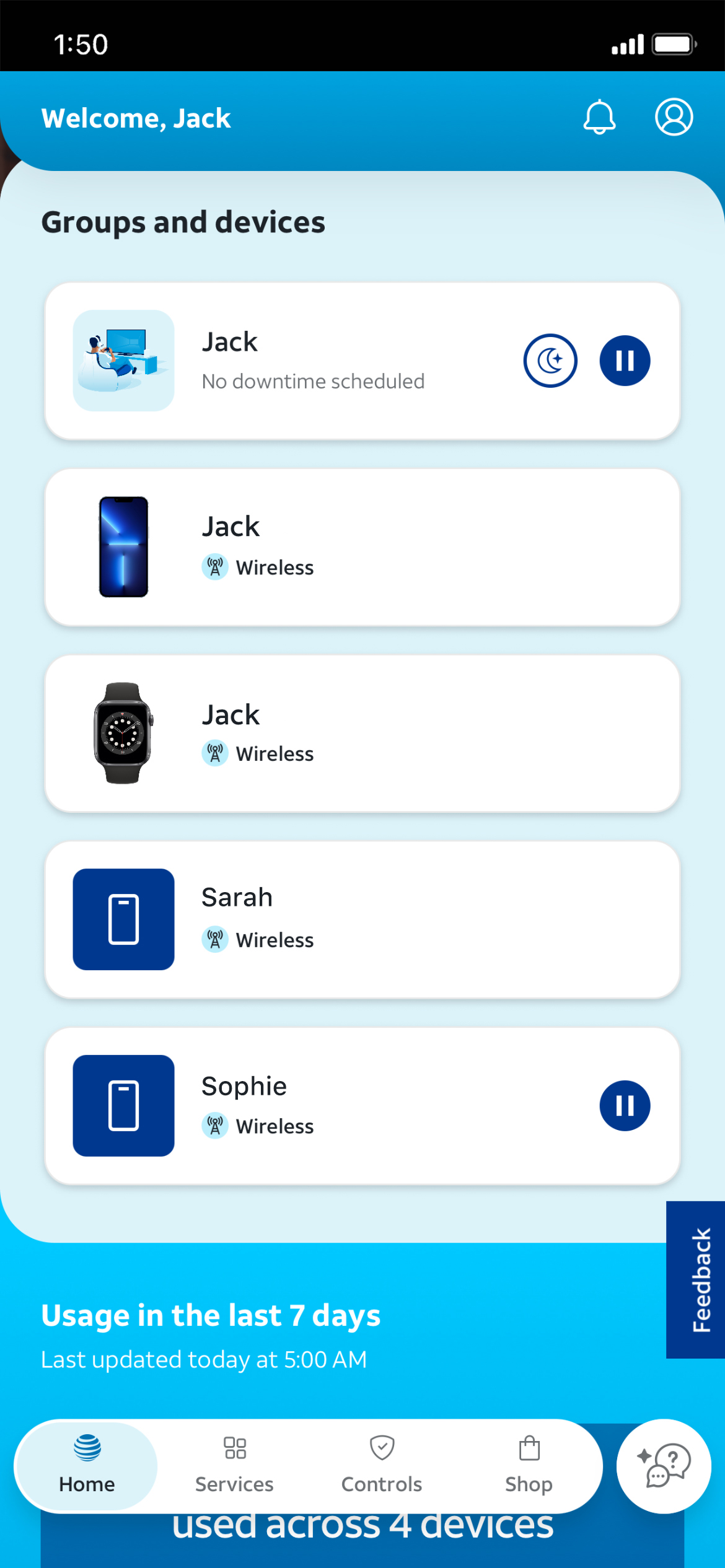 From the Settings app, scroll to and tap Apps.