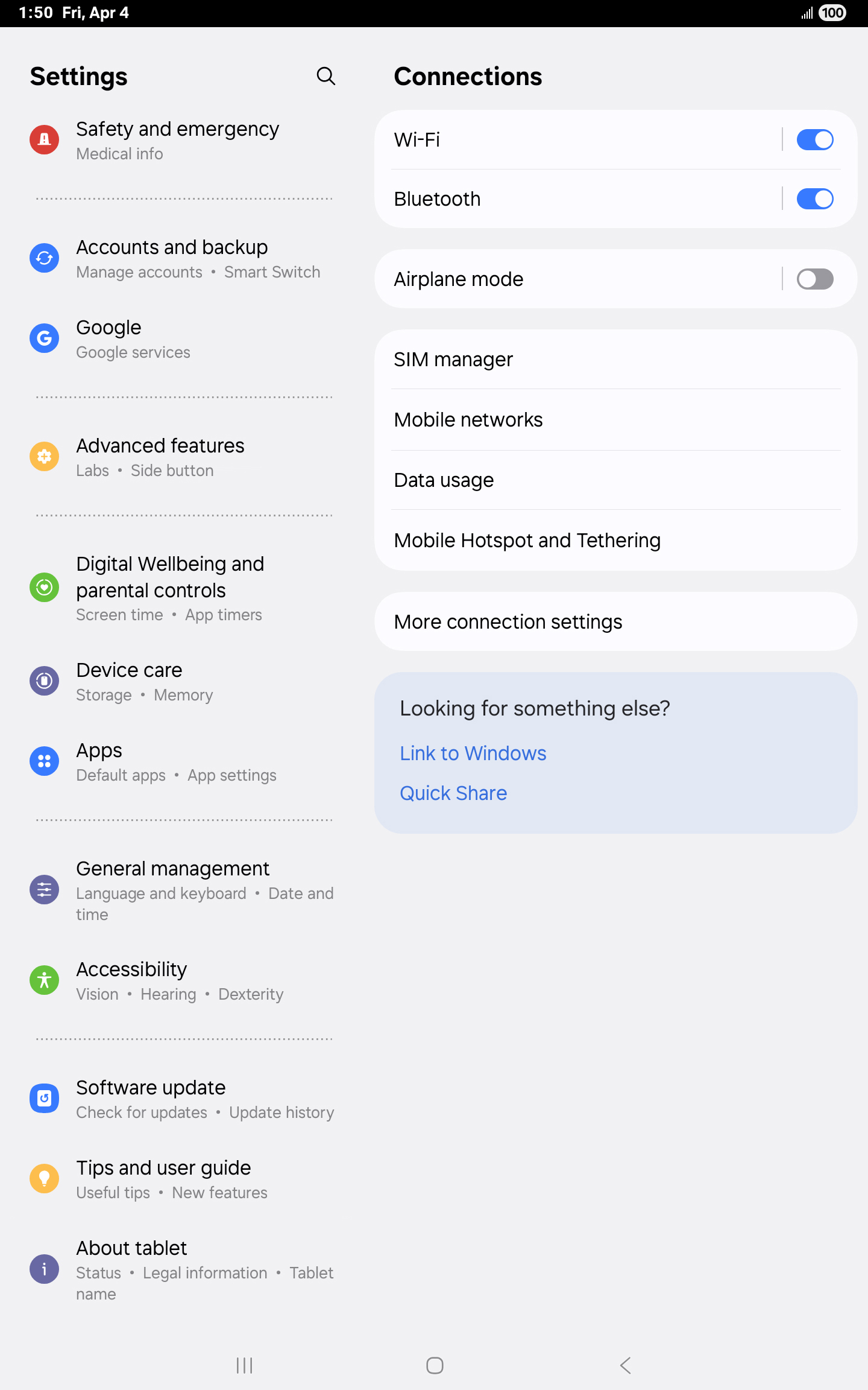 From the Settings app, scroll to and tap Apps.