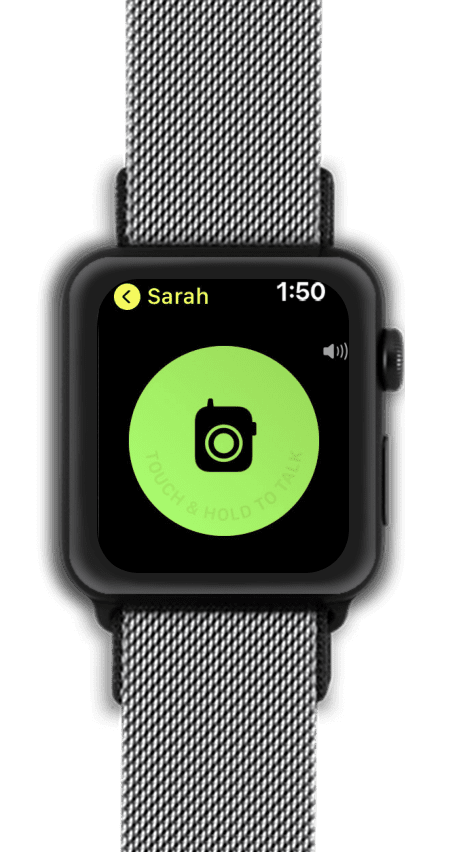 iwatch portÃ©e talkie walkie apple watch