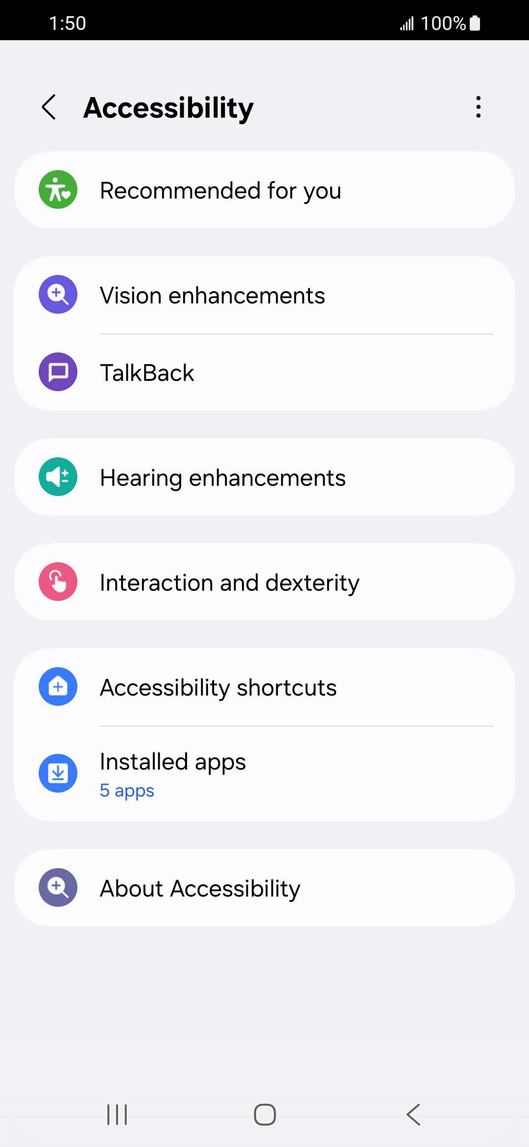 From the Settings app, scroll to and tap Apps.
