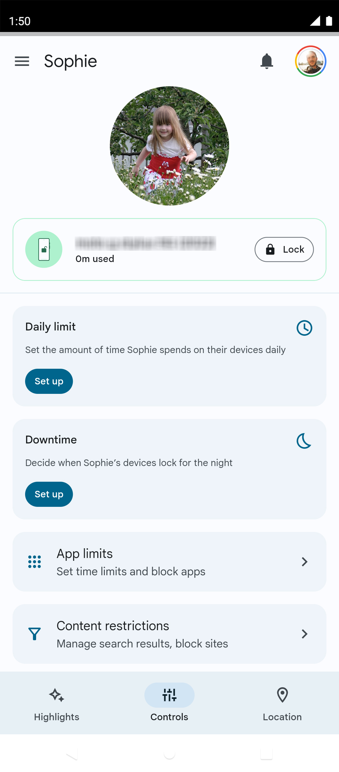 En la aplicación Settings, toca Apps.