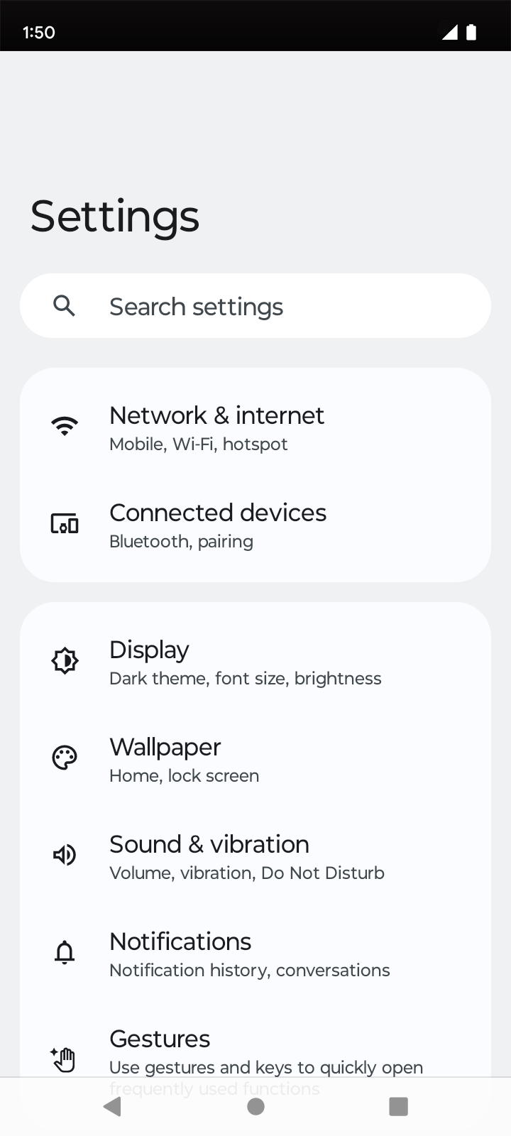 From the Settings app, scroll to and tap Apps.