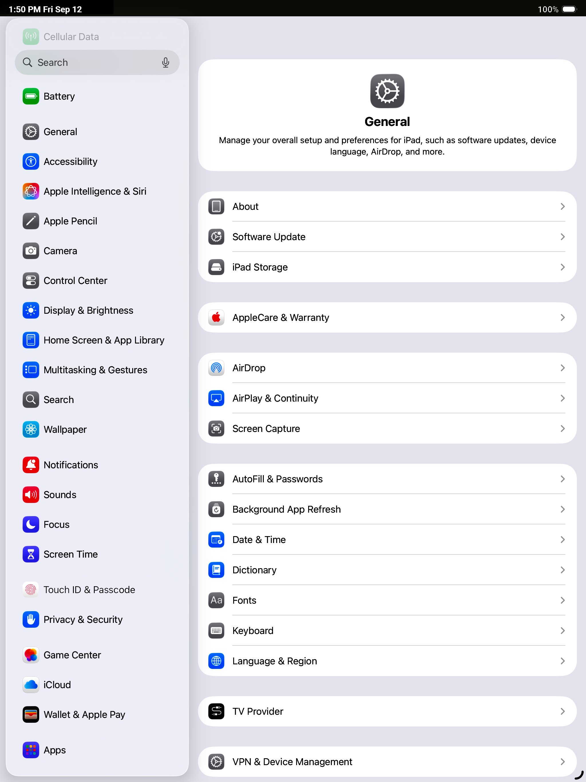 From the Settings app, scroll to and tap Apps.