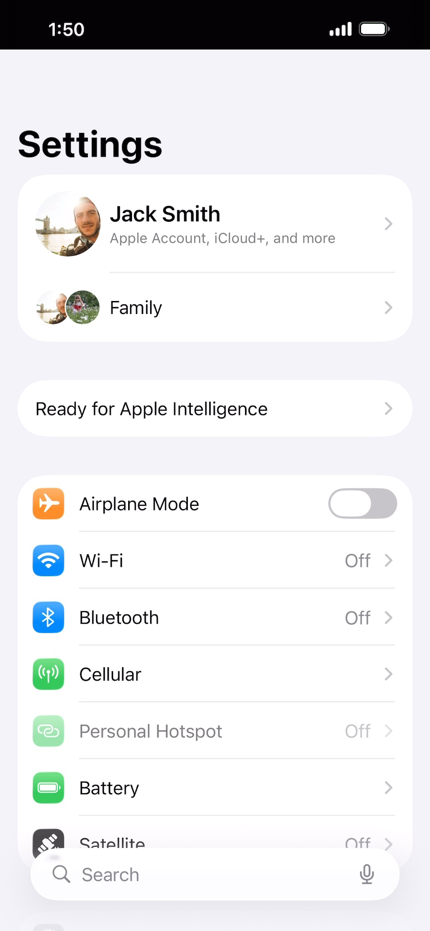From the Settings app, scroll to and tap Apps.