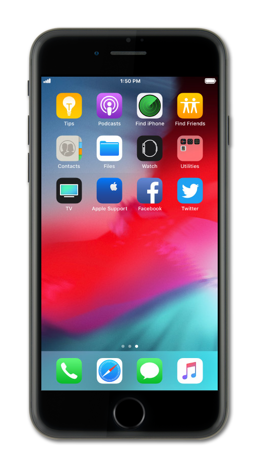 From the Settings app, scroll to and tap Apps.
