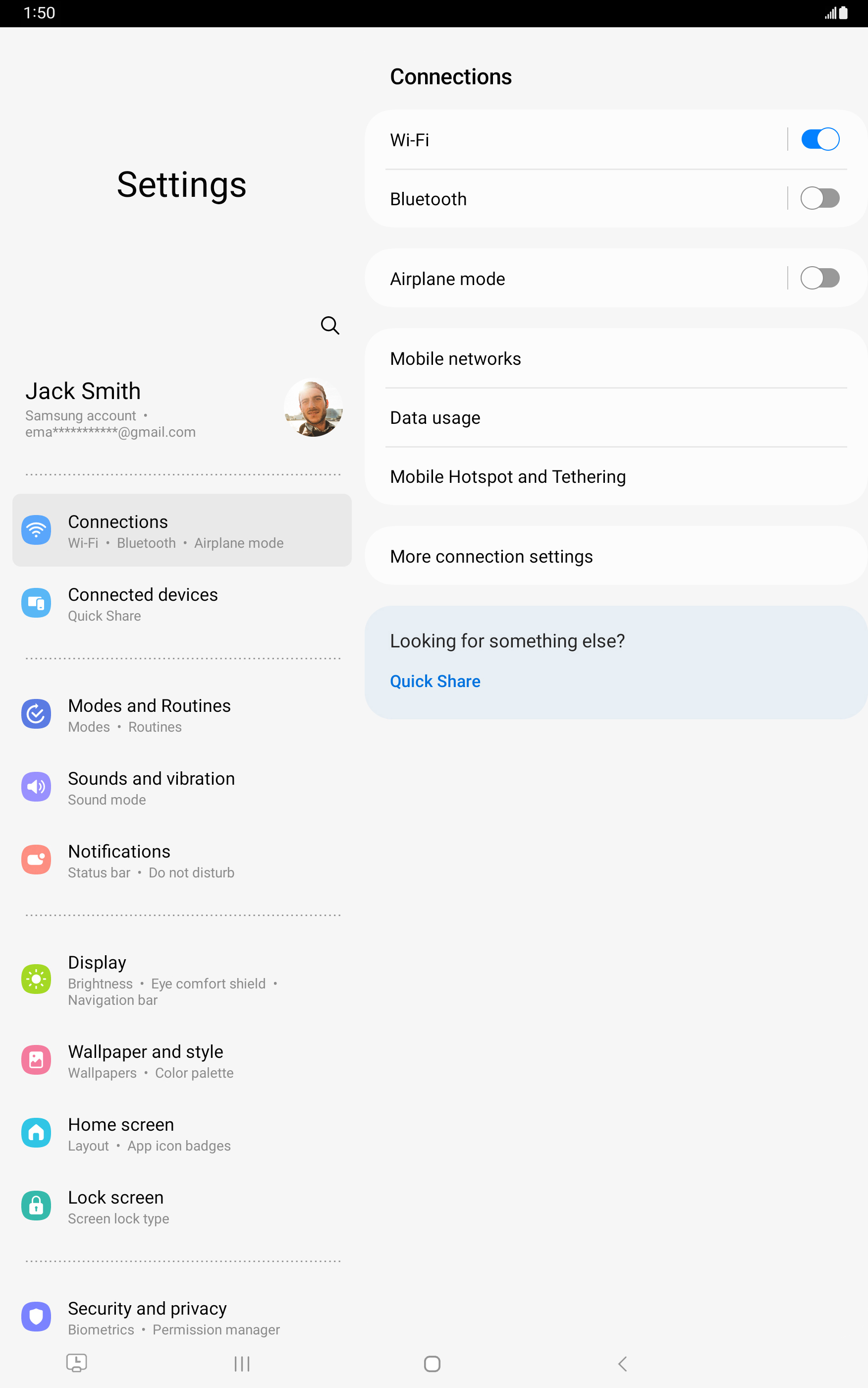 En la aplicación Settings, toca Apps.