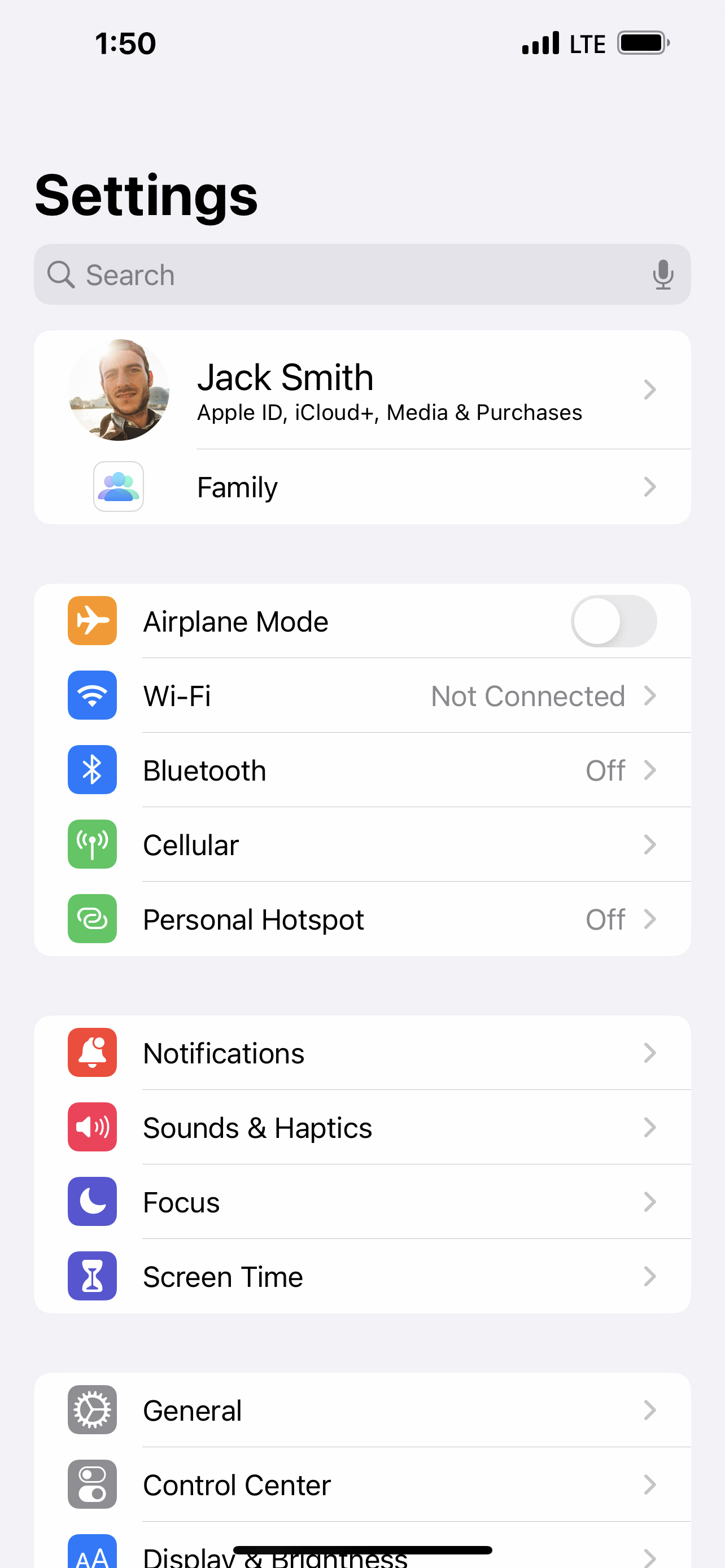 From the Settings app, scroll to and tap Apps.