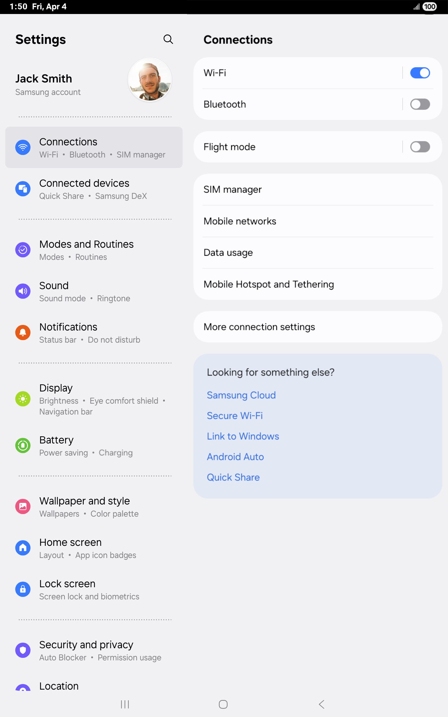 From the Settings app, scroll to and tap Apps.