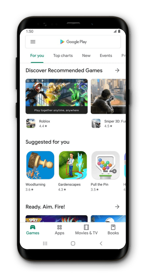 From the Settings app, scroll to and tap Apps.