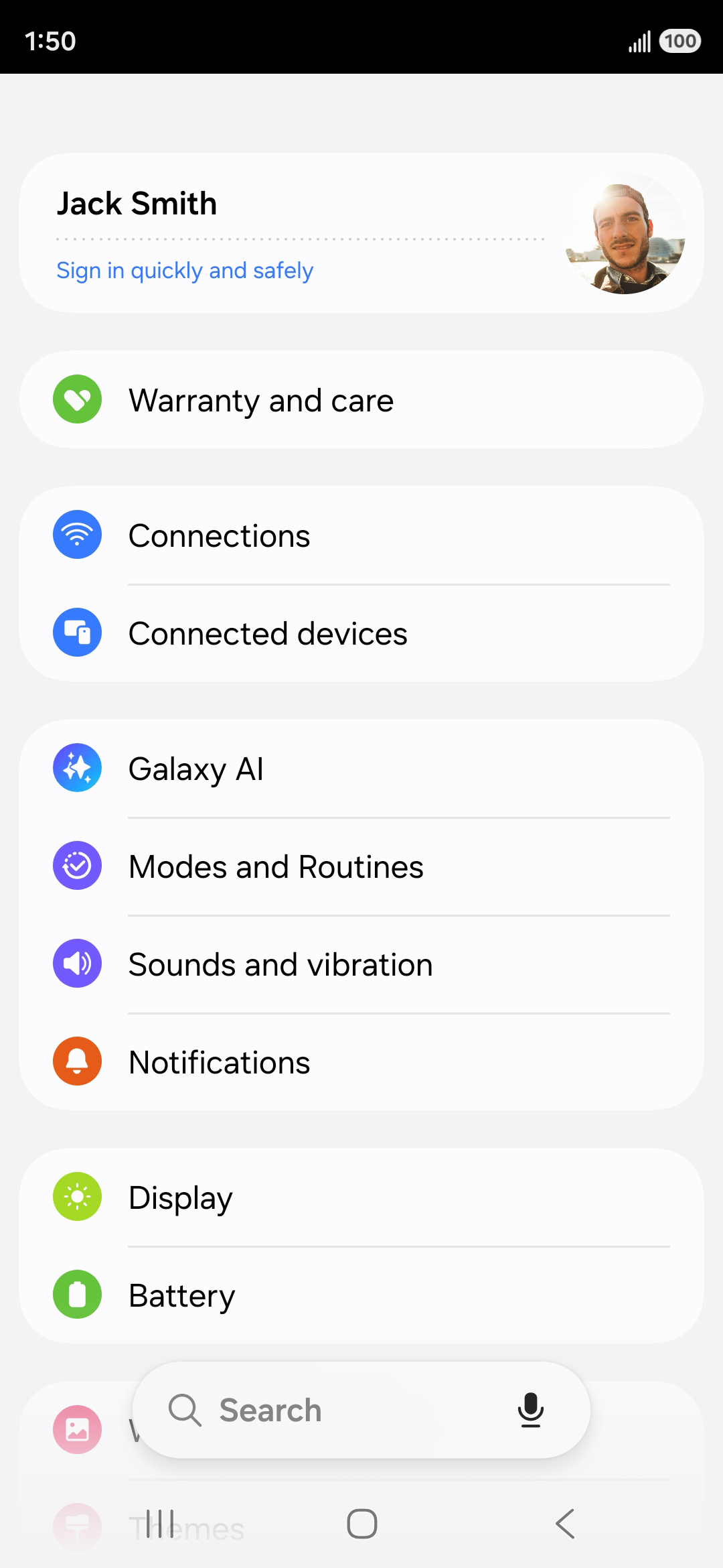 From the Settings app, scroll to and tap Apps.