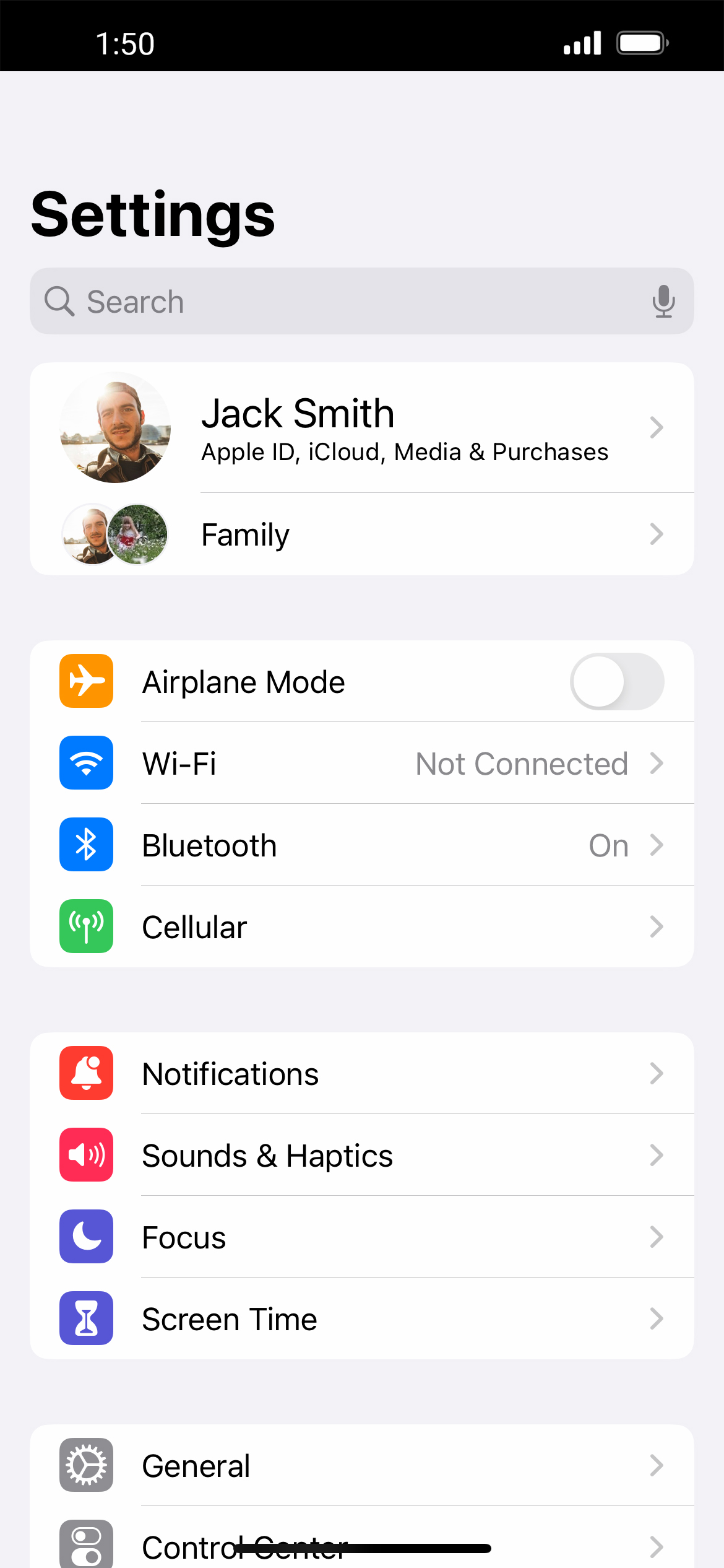 From the Settings app, scroll to and tap Apps.