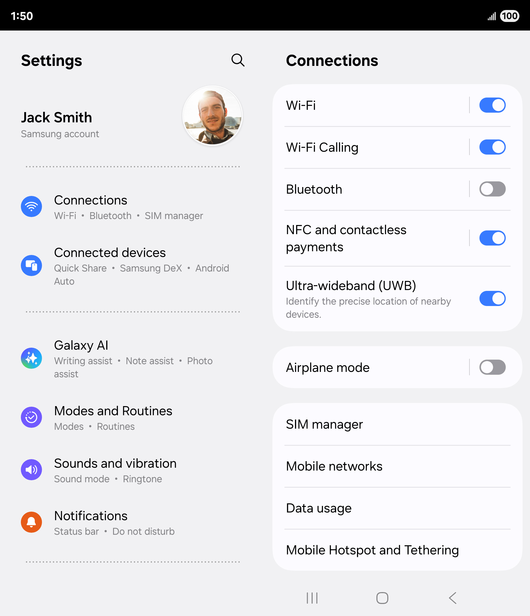 From the Settings app, scroll to and tap Apps.