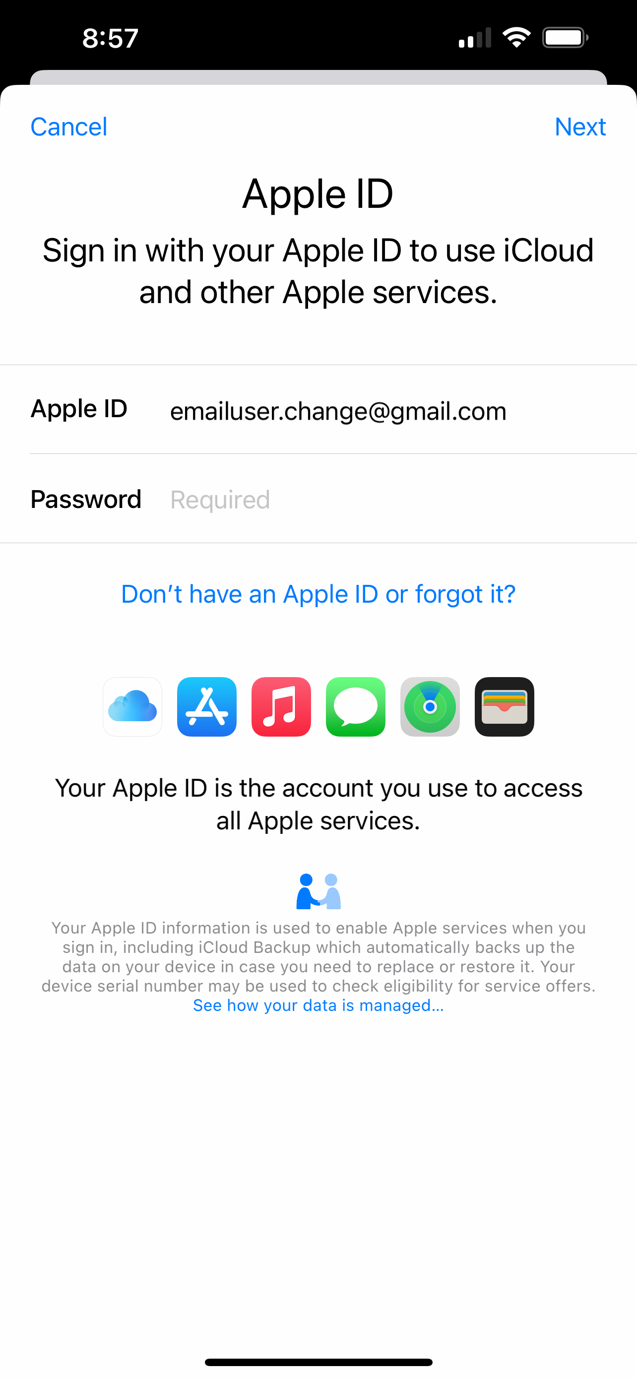 From the Settings app, scroll to and tap Apps.