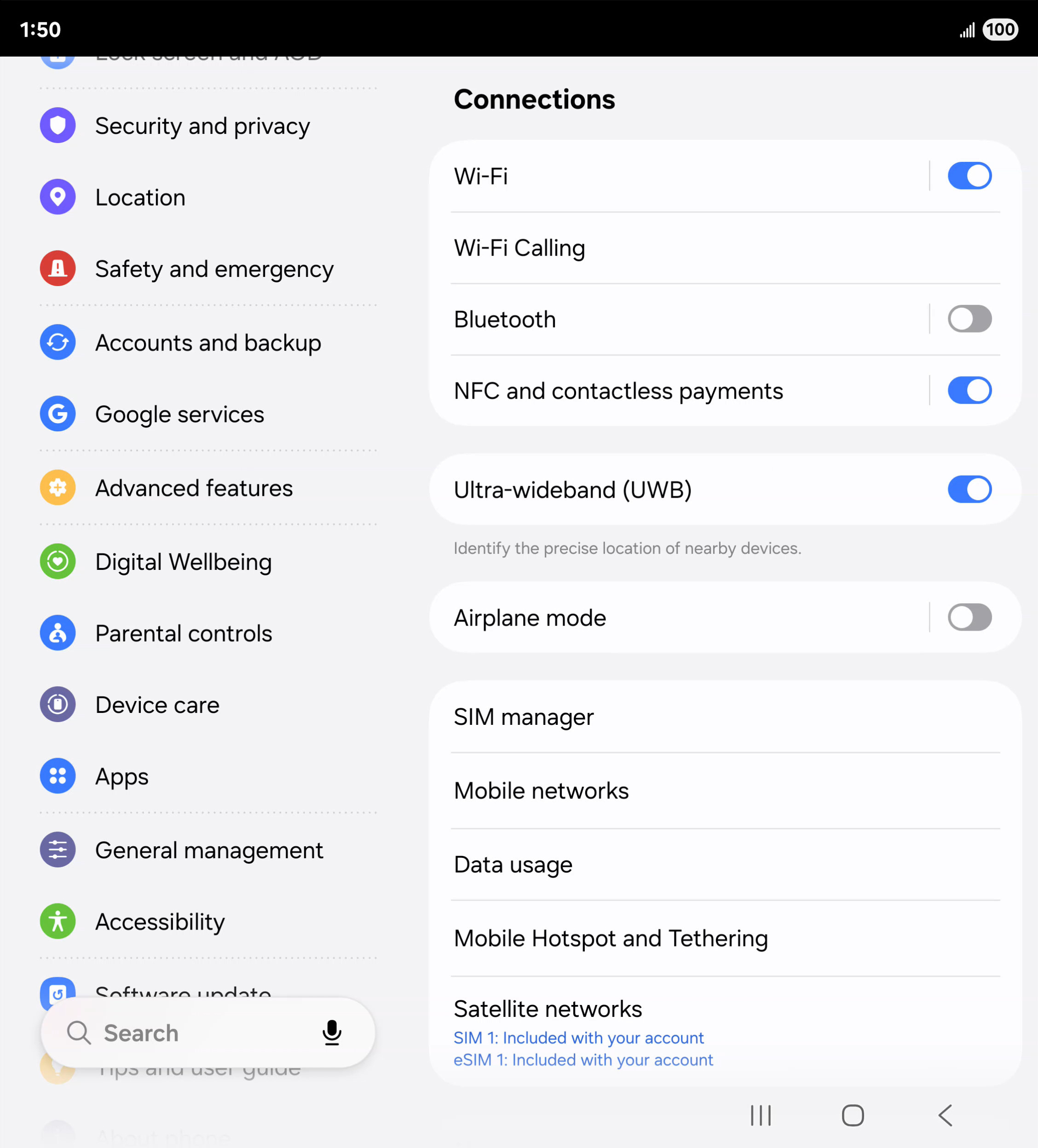 From the Settings app, scroll to and tap Apps.