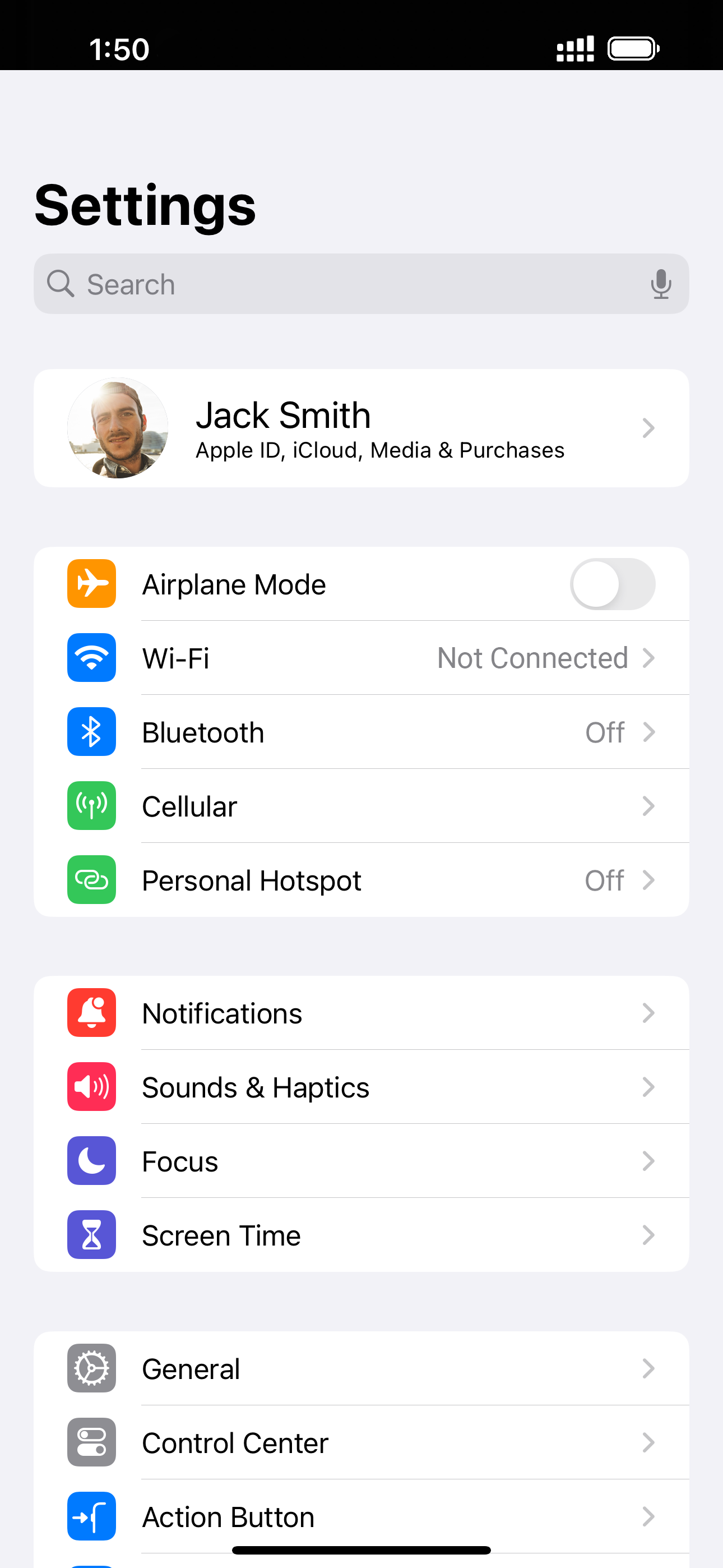 From the Settings app, scroll to and tap Apps.