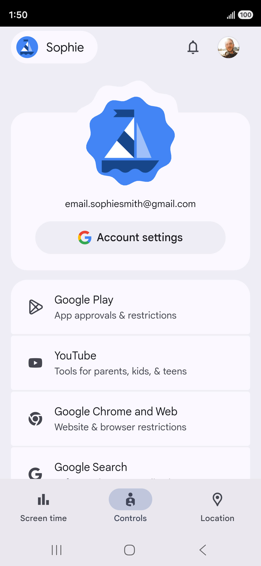 From the Settings app, scroll to and tap Apps.