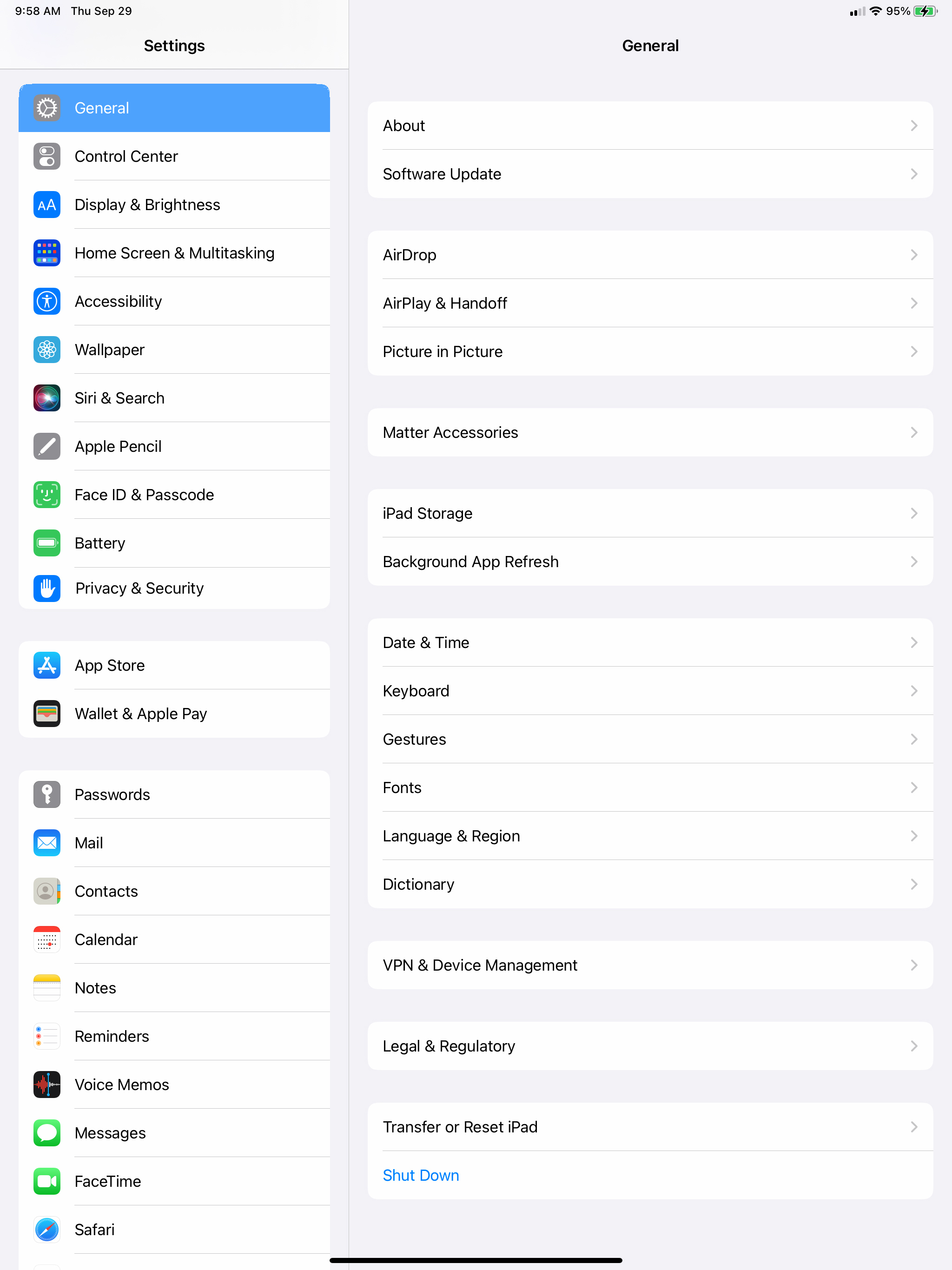 En la aplicación Settings, toca Apps.