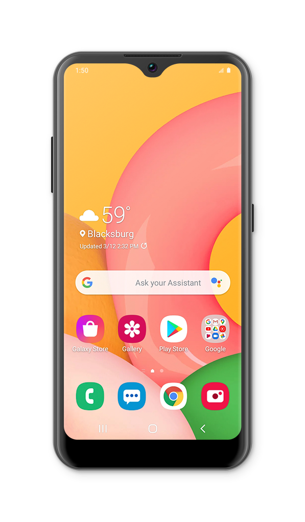 Getting to know the front of your device