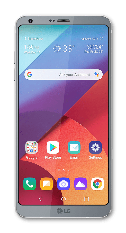 Getting to know the front of your device