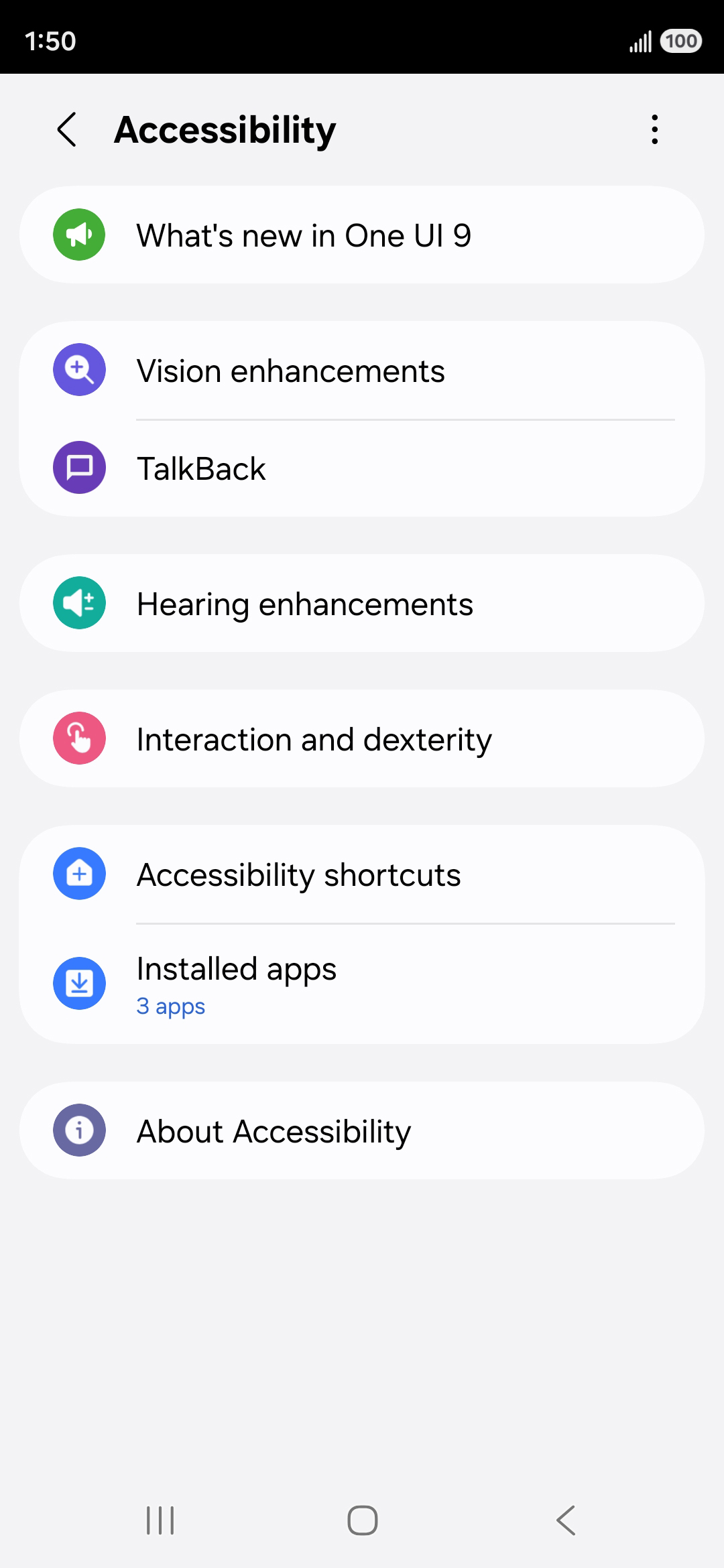 From the Settings app, scroll to and tap Apps.