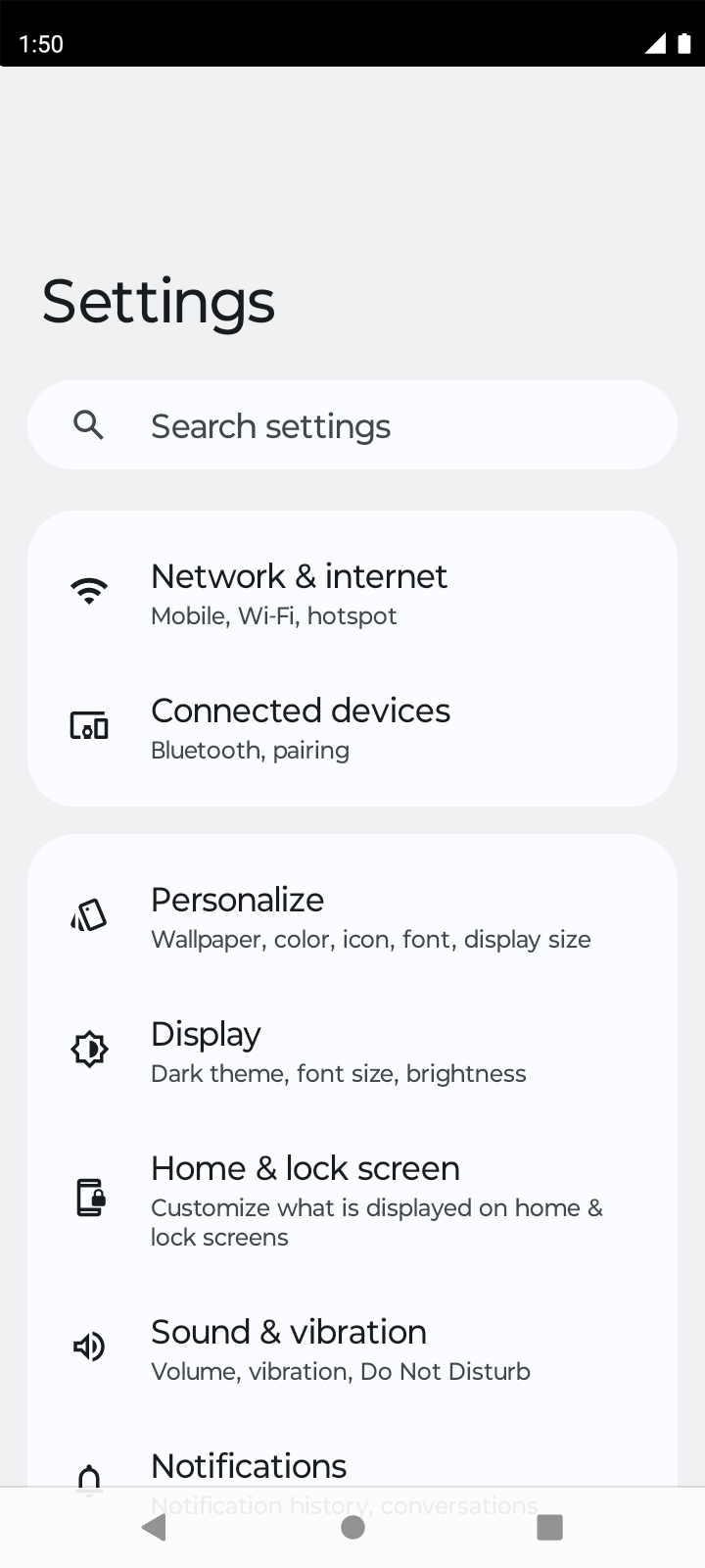 From the Settings app, scroll to and tap Apps.