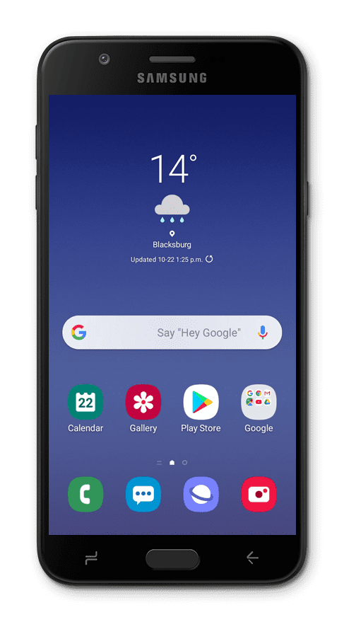 Getting to know the front of your device