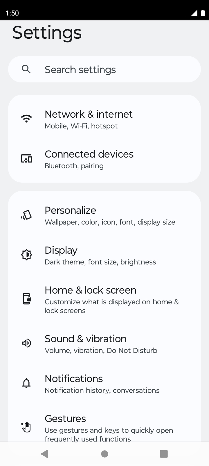 From the Settings app, scroll to and tap Apps.