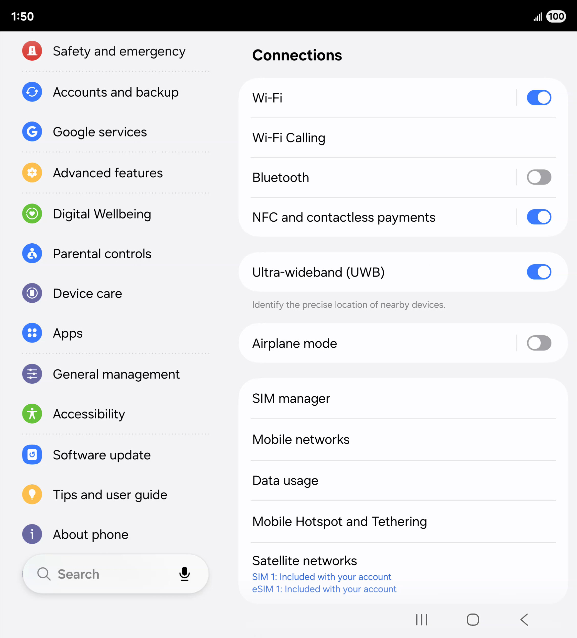 From the Settings app, scroll to and tap Apps.