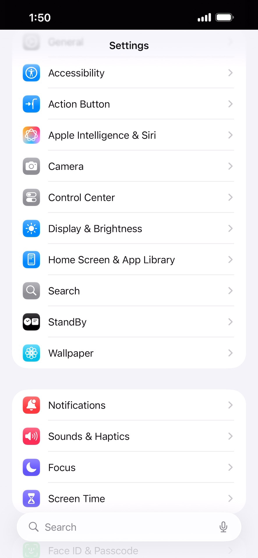 From the Settings app, scroll to and tap Apps.