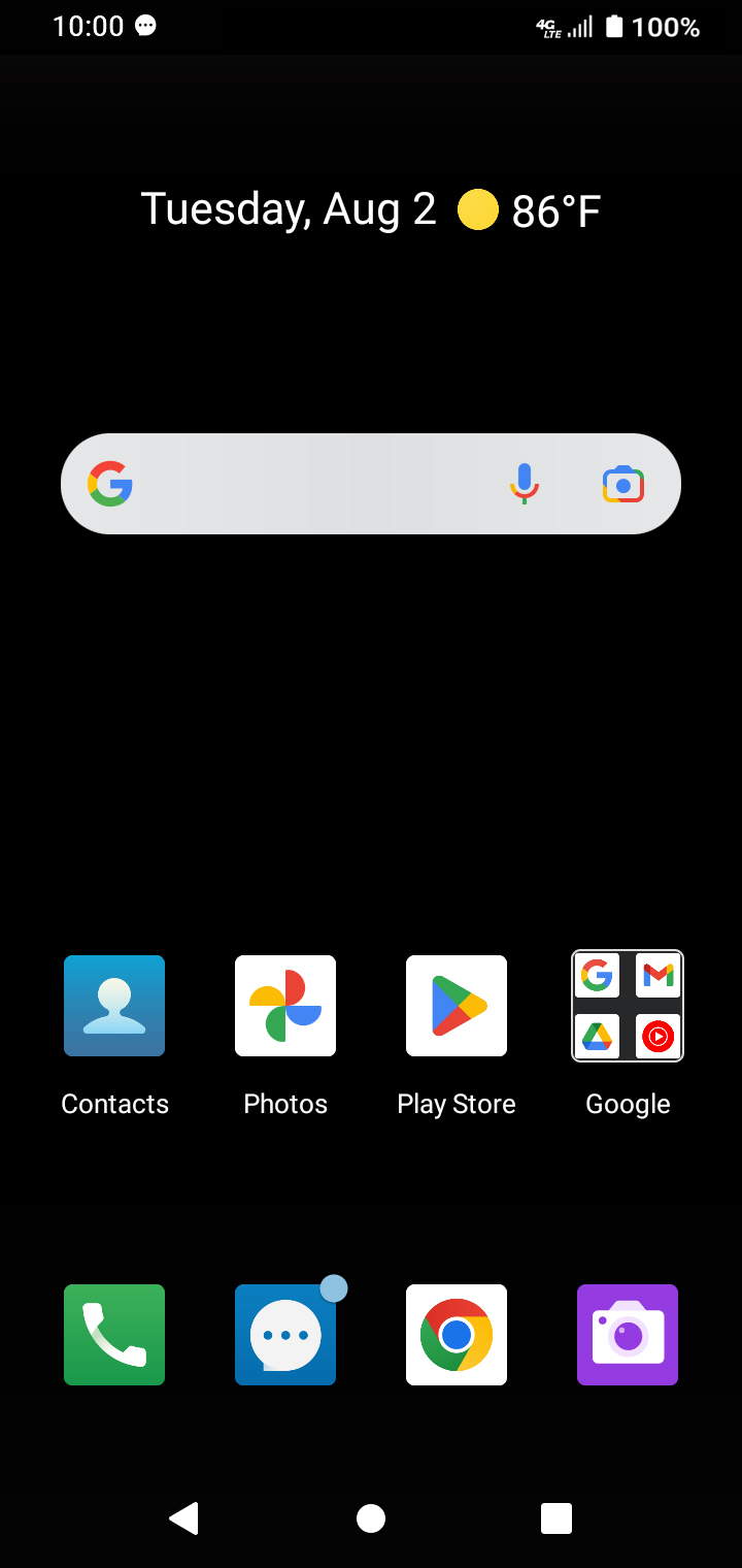 From the Settings app, scroll to and tap Apps.