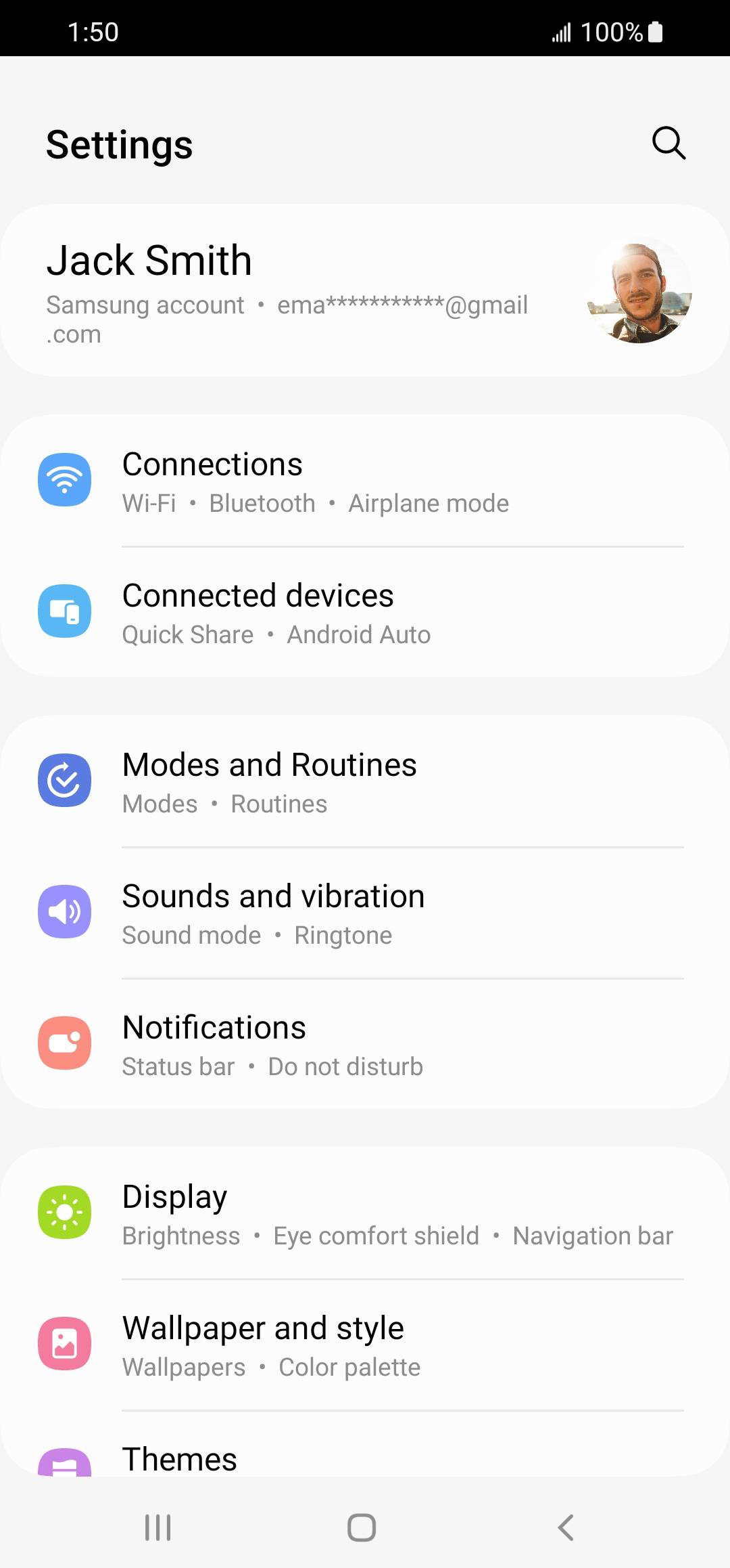 From the Settings app, scroll to and tap Apps.