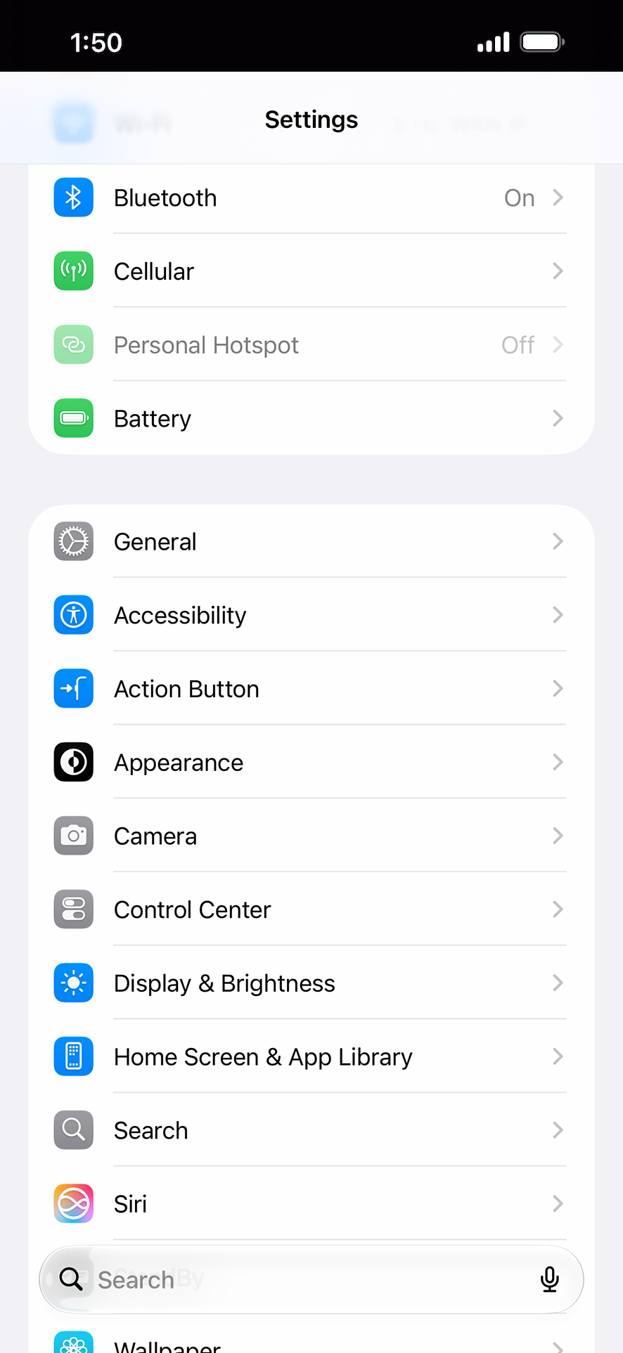 From the Settings app, scroll to and tap Apps.