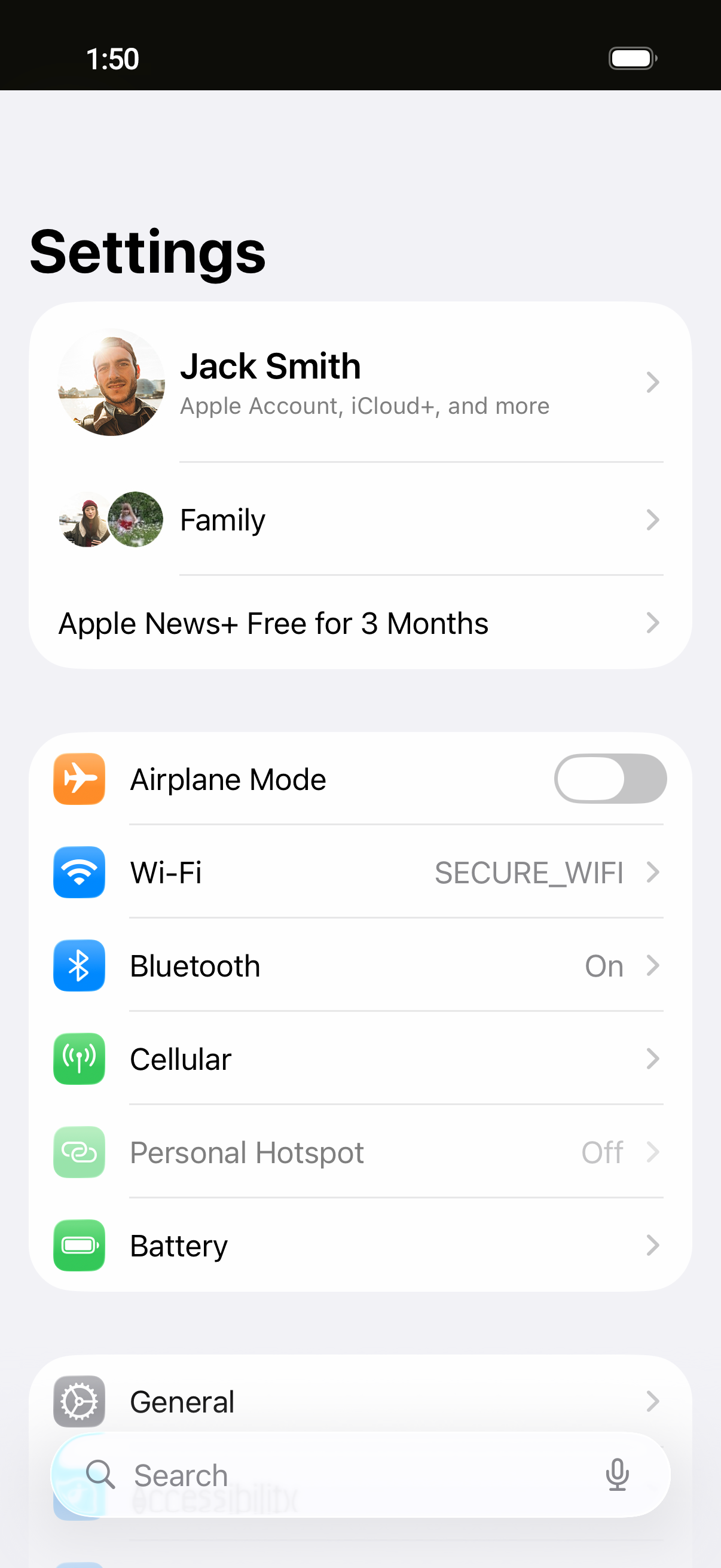 From the Settings app, scroll to and tap Apps.