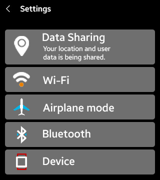 En la aplicación Settings, toca Apps.