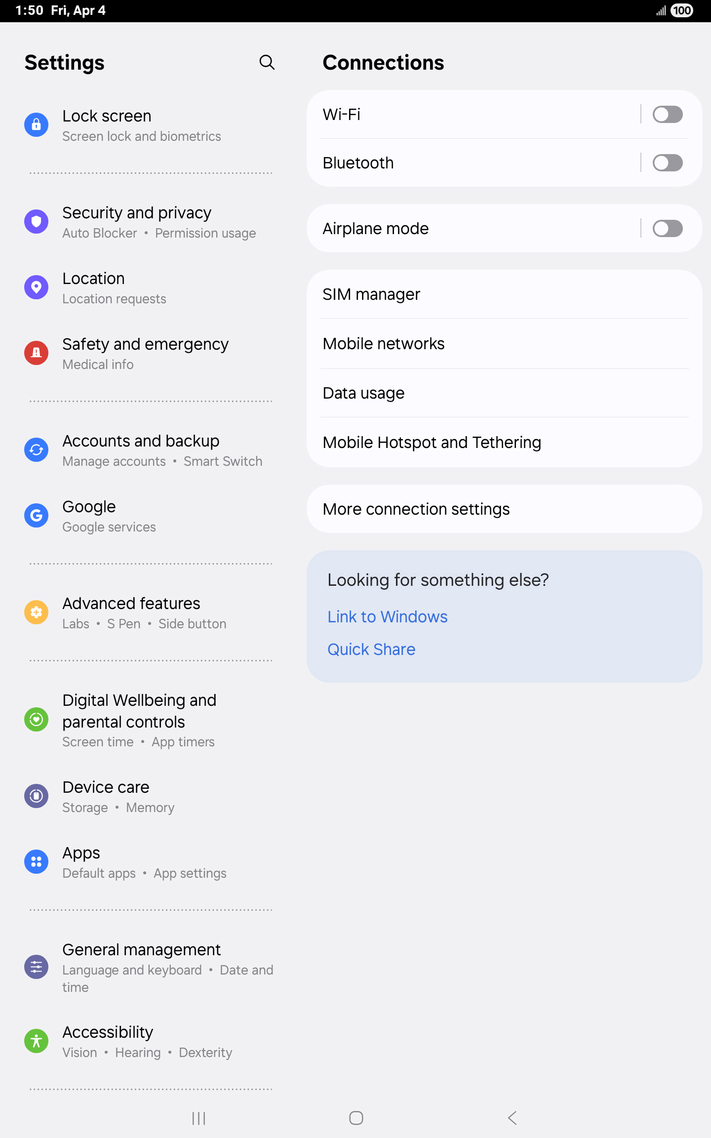 From the Settings app, scroll to and tap Apps.
