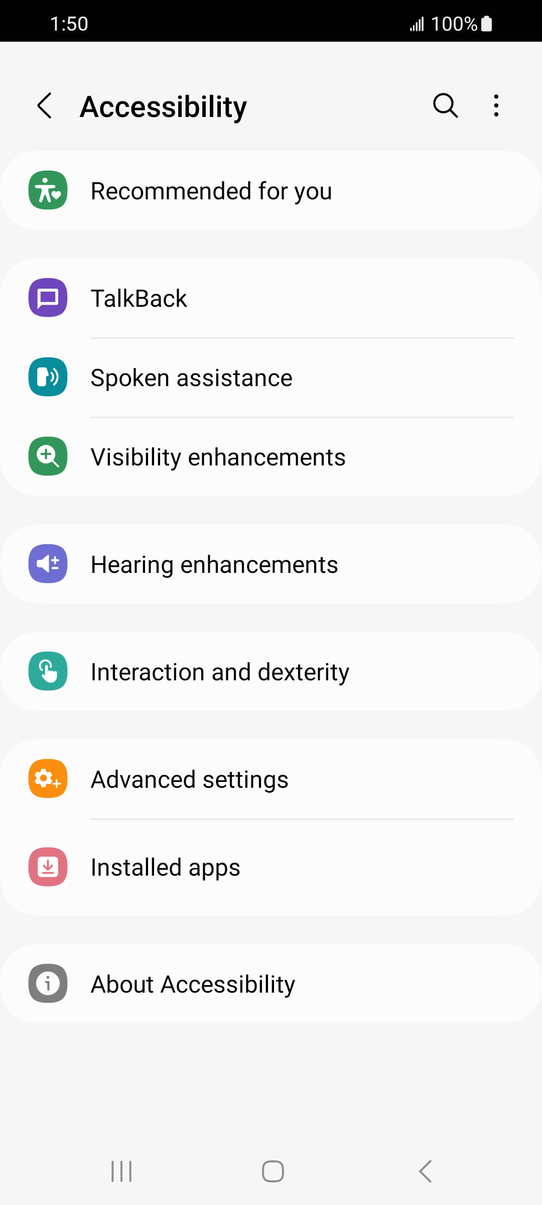 From the Settings app, scroll to and tap Apps.