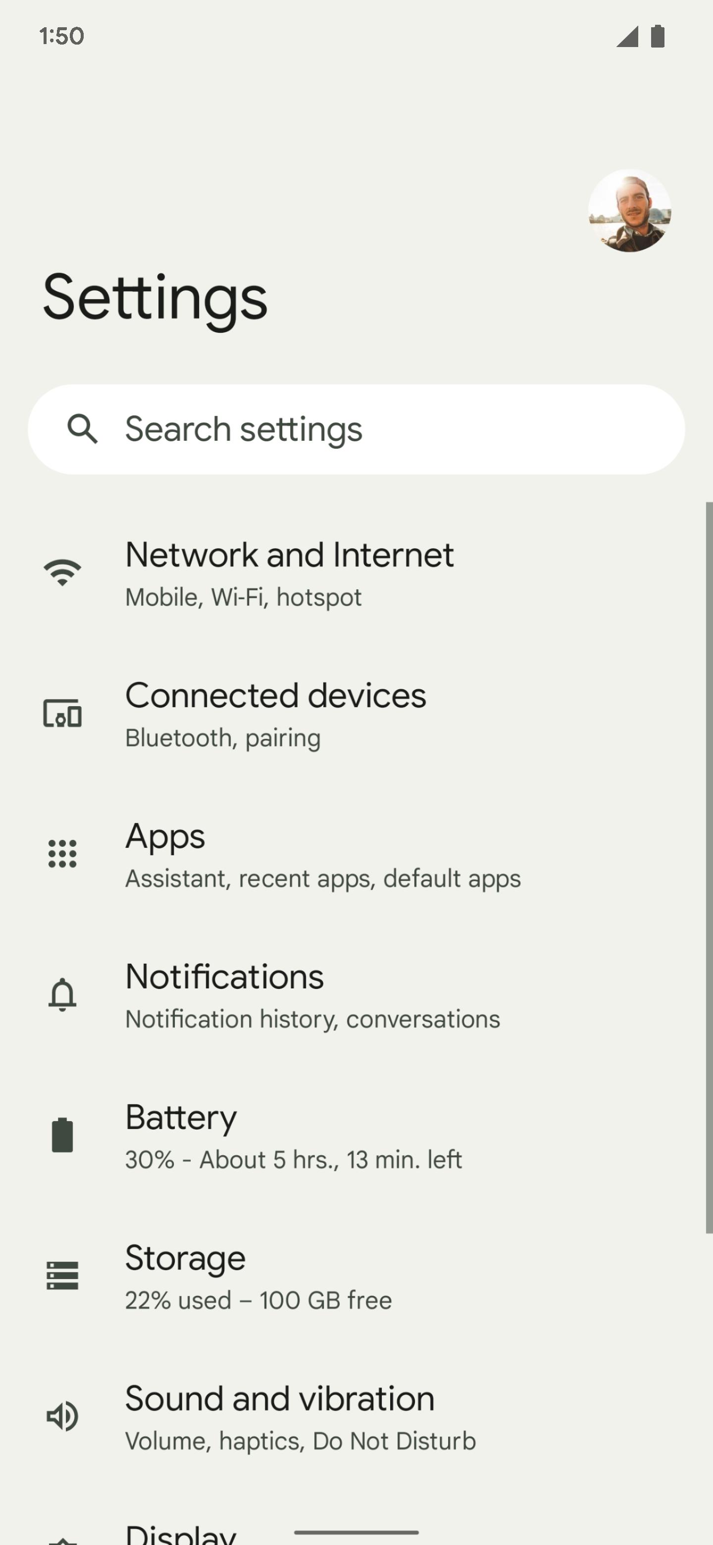 From the Settings app, scroll to and tap Apps.